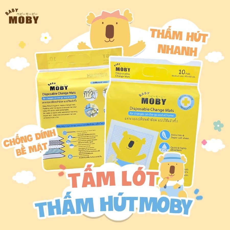 Miếng lót chống thấm Baby Moby
