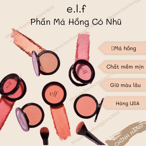 Phấn Má Hồng Elf Primer-Infused Shimmer Blush