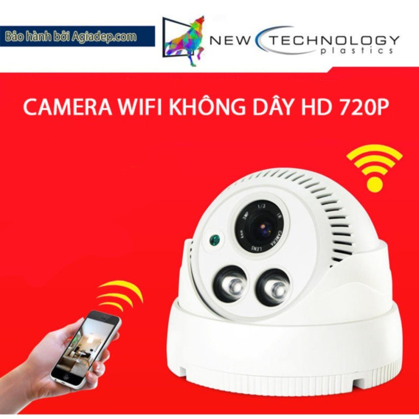 Camera wifi an ninh, giám sát mini ốp tường HD 720P