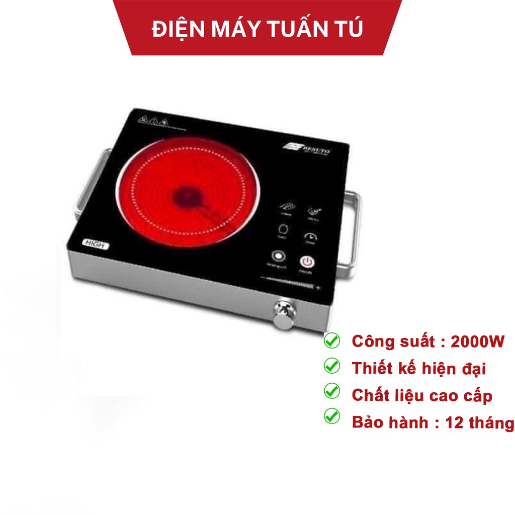 Bếp từ , bếp hồng ngoại Besuto BST-2812 bảo hành 12 tháng
