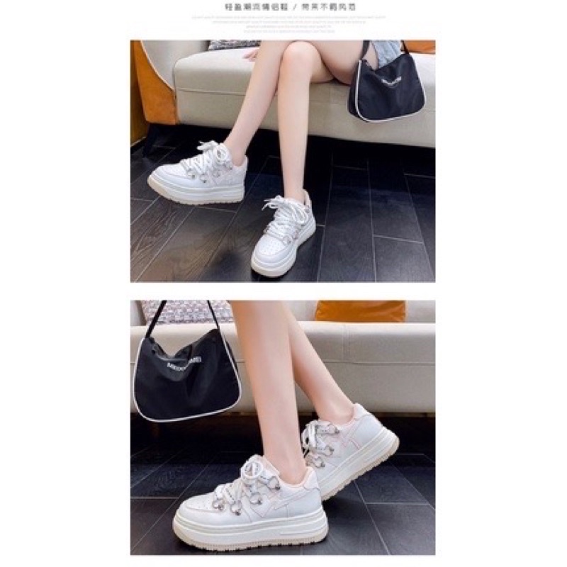 (KÈM ẢNH THẬT) 0880 Giày thể thao móc khoá loang màu BIG SIZE 40-44