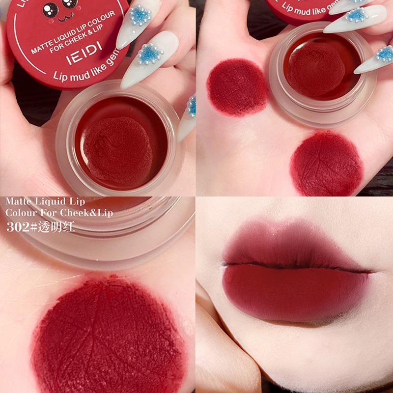 Son IEIDI 25g mini nhỏ gọn đóng hộp dễ thương lâu trôi dành cho học sinh bạn nữ | BigBuy360 - bigbuy360.vn