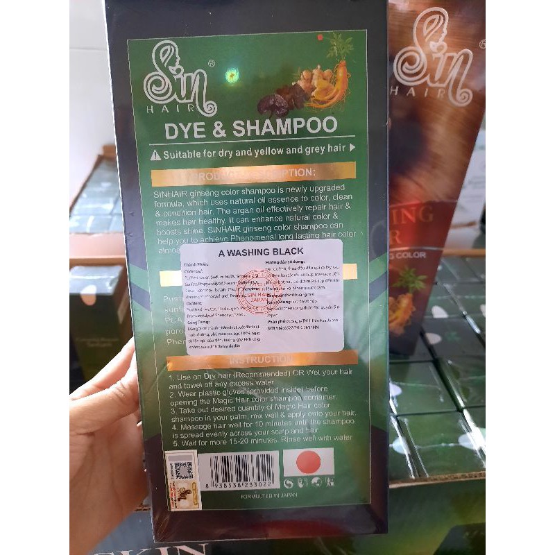 Dầu Gội Phủ Bạc Shin hair | BigBuy360 - bigbuy360.vn