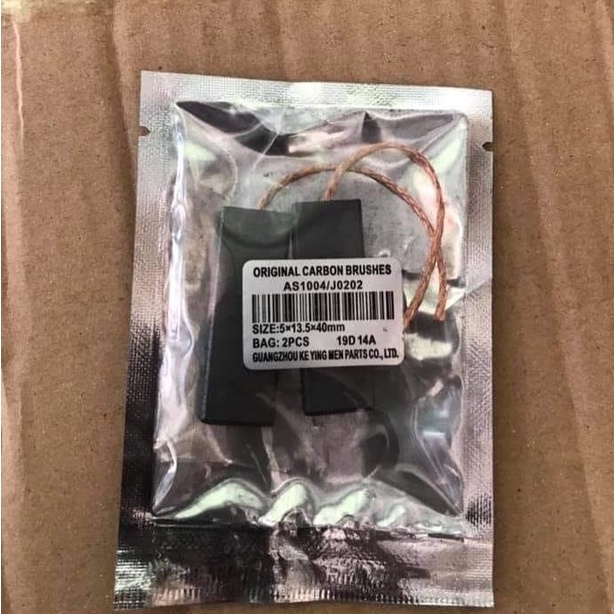 Chổi than máy giặt cửa ngang lắp chung các hãng Electrolux - Samsung - LG - Sanyo - 1 đôi chổi than máy giặt loại tốt