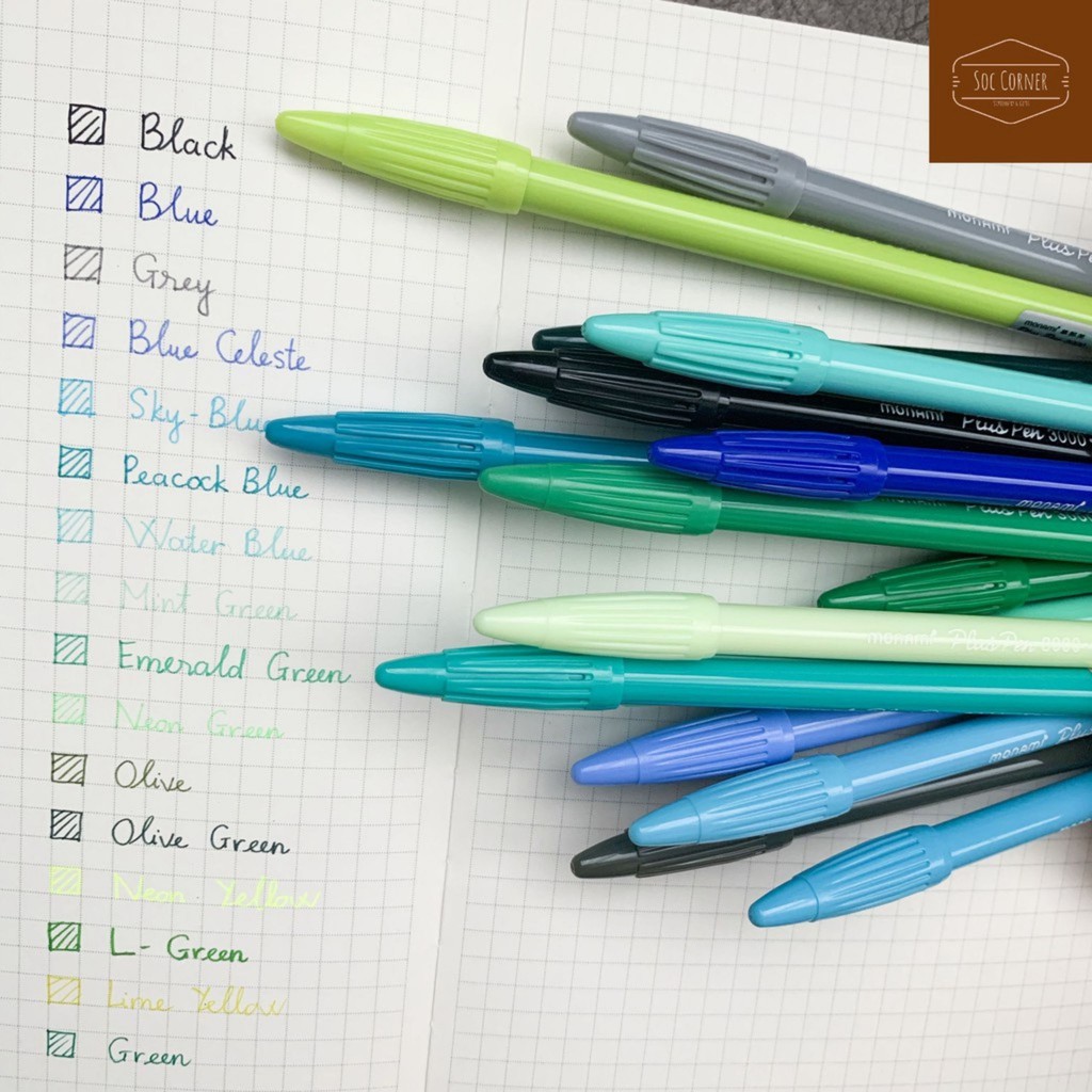 1 cây bút Monami Plus Pen 3000 0.3mm (P3)