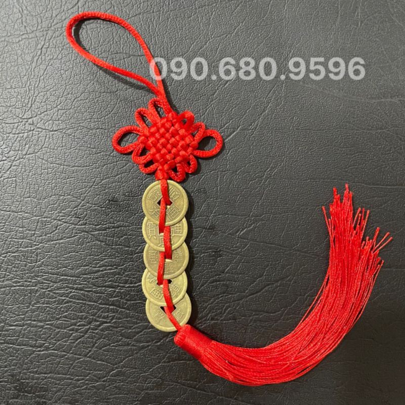 Dây xu ngũ đế chiêu tài tác lộc