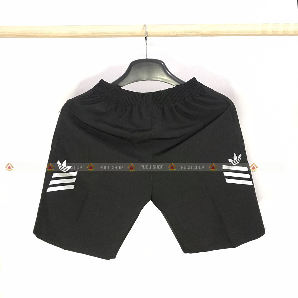 Quần đùi nam 45-70kg thể thao chất gió co giãn 4 chiều hàng đẹp QHD07 | BigBuy360 - bigbuy360.vn