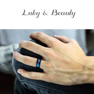 Nhẫn nam LB015 Titan thời trang khắc chữ, nhẫn mặt dây chuyền, trang sức cá tính (tặng hộp)