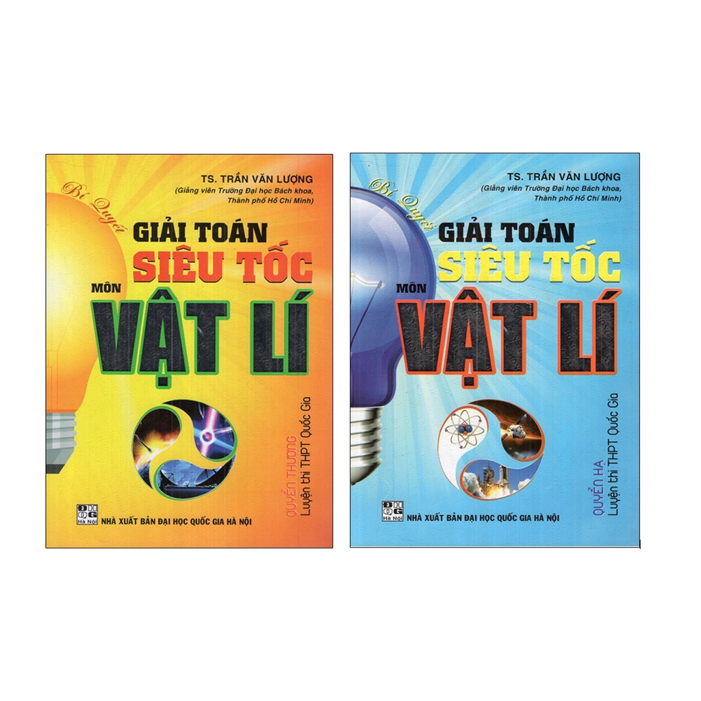 Sách - Combo Bí Quyết Giải Toán Siêu Tốc Môn Vật Lí - (Quyển Thượng+Quyển Hạ)
