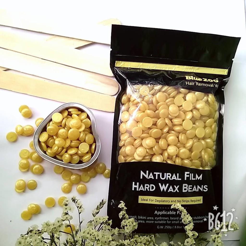 [FLASH SALE] Sáp Wax Lông Nóng Hard Wax Bean - 100gram (Tặng Kèm Que Wax Sticks)