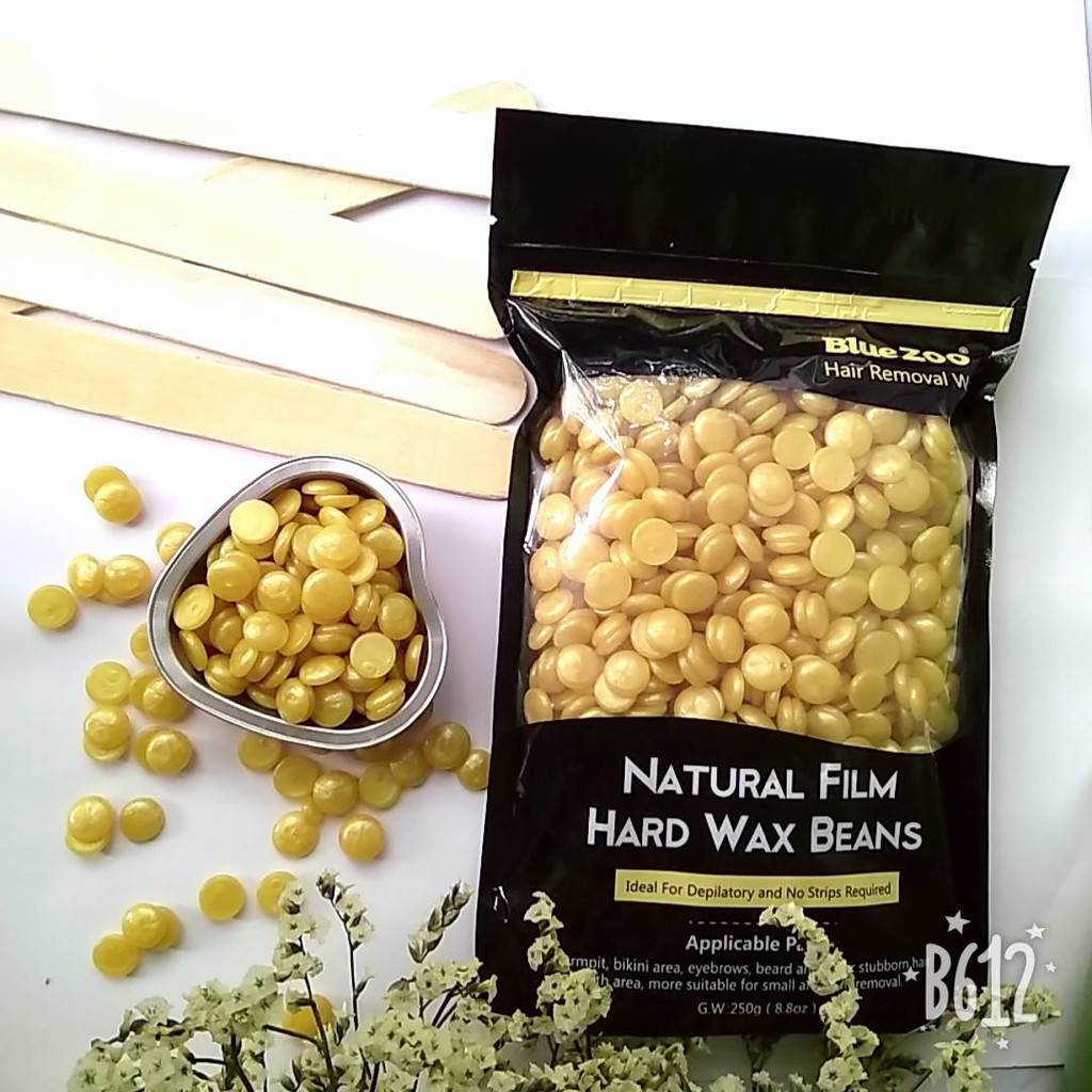[FLASH SALE] Sáp Wax Lông Nóng Hard Wax Bean - 100gram (Tặng Kèm Que Wax Sticks) | BigBuy360 - bigbuy360.vn