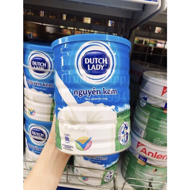 Sữa Bột Nguyên kem Cô Gái Hà Lan lon thiếc 850g
