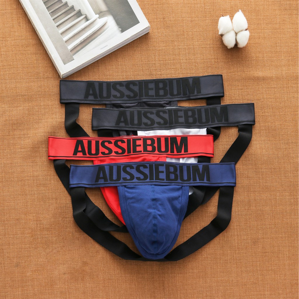 Áo Thun Cotton AUSSIEBUM Dáng Chữ T Thời Trang Cho Nam