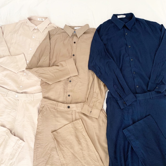 Bộ Đũi Lụa - SILK LINEN SET - Có bán lẻ áo, quần/ mix màu tuỳ chọn