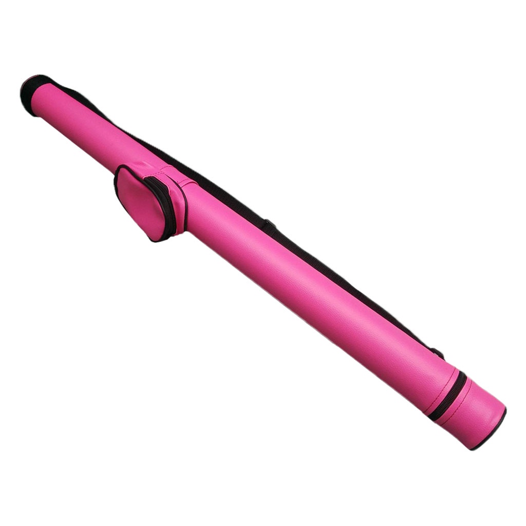 Túi da cứng đựng cây cơ bida 2 lỗ màu đen có dây đeo vai