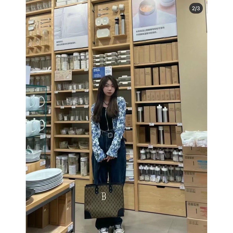 túi tote MLB size đại size 39Cm x 13 cm x 30 cm hàng xuất dư đủ màu