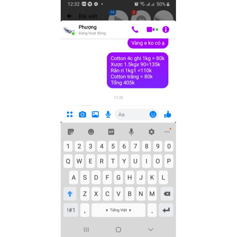 combo sét vải chị phượng