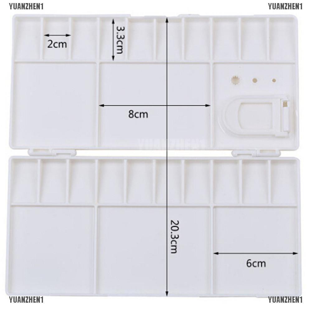 Khay Nhựa 25 Ngăn Đựng Màu Vẽ Nghệ Thuật YUANZHEN1}