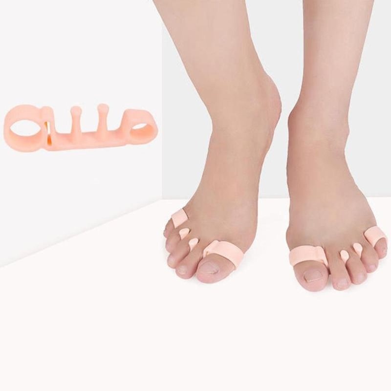 1 Cặp Dụng Cụ Tách Ngón Chân Trị Chứng Vẹo Ngón Chân Cái Giảm Đau Hiệu Quả
