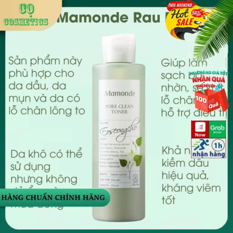 Nước Hoa Hồng Mamonde Toner diếp cá 250ml da trắng sáng mờ thâm rõ rệt | BigBuy360 - bigbuy360.vn