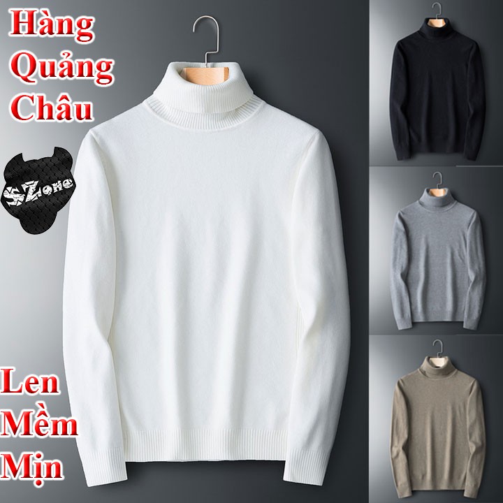 Áo Len Cổ Lọ Quảng Châu, Áo len Nam Nữ Phong Cách Hàn Quốc Siêu Ấm - Đủ Màu Đủ Size - SAL222