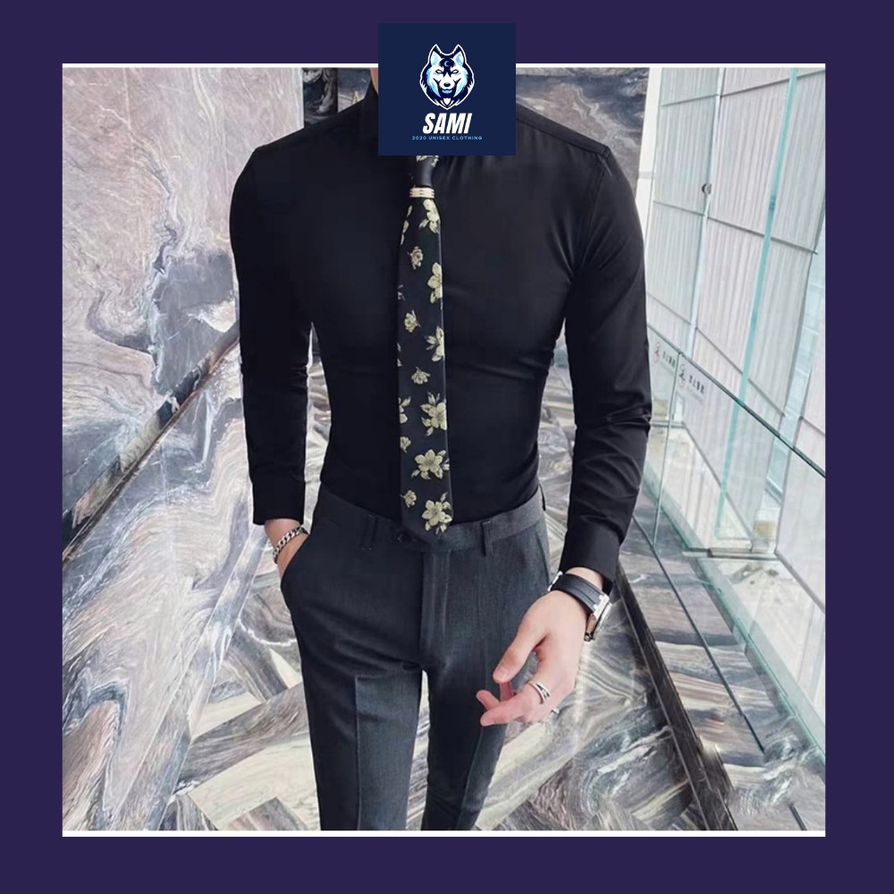 (FREESHIP+VIDEO THẬT) Áo Sơ Mi VNXKhàng cao cấp loại 1 Dài Tay Màu Trơn Thời Trang Cho Nam | BigBuy360 - bigbuy360.vn