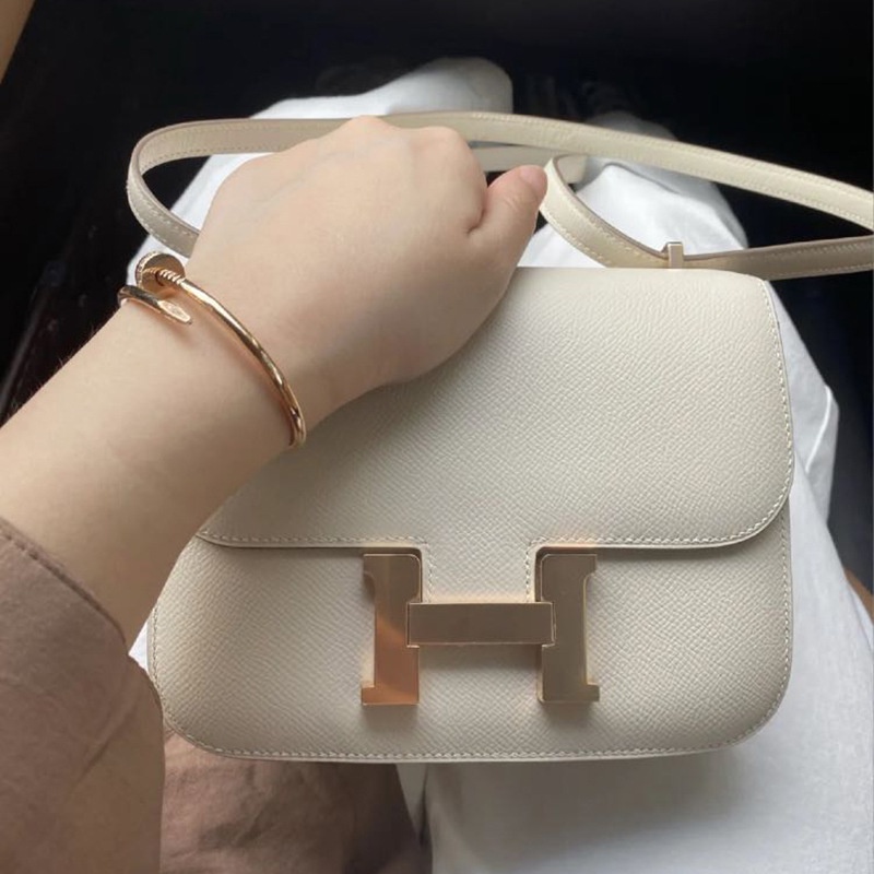 Túi xách JASMIN NOIR từ da PU hình vuông cỡ nhỏ phong cách cổ điển thời trang cho nữ