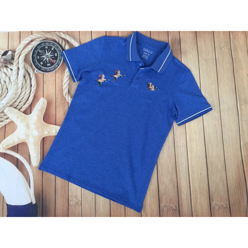 Áo Polo Thêu Họa Tiết