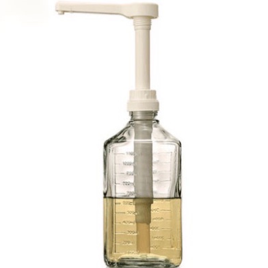 Chai Đựng Đường Nước, Siro Thuỷ Tinh 1000ml Có Vòi Bơm 10ml, 15ml, 30ml