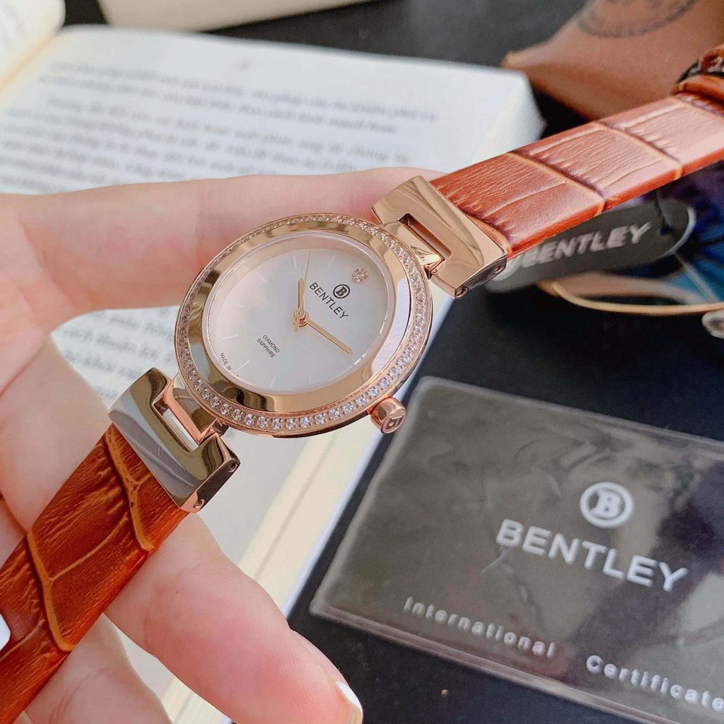 Đồng hồ nữ dây da Bentley BL1858 BL1858-102 BL1858-102LRCD