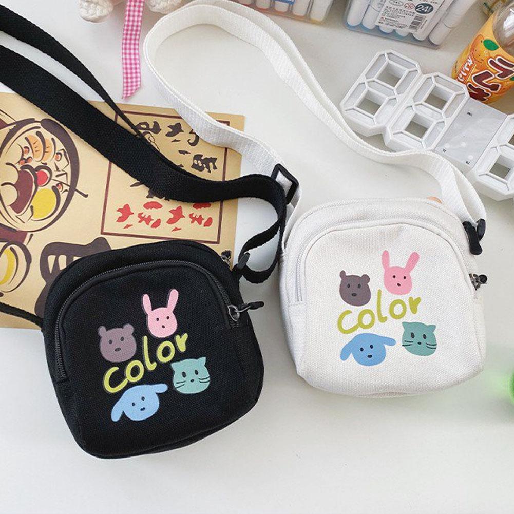 Phụ nữ Mini Thường Hoạt hình Túi vải Túi đeo vai Dễ thương Túi xách Bông nhỏ Totes