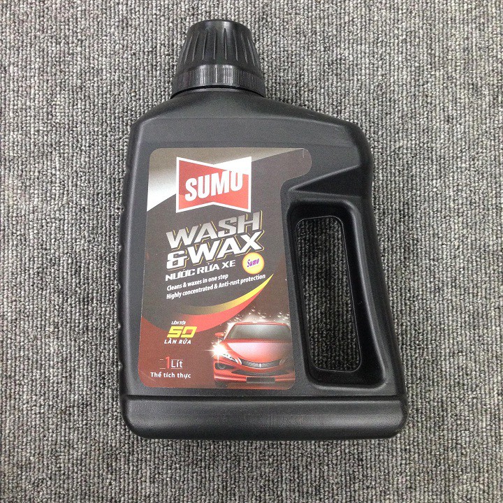 Nước Rửa Xe Cao Cấp Sumo Wash &amp; Wax 1L