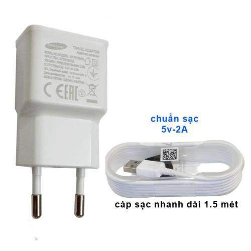 Bộ sạc tích hợp cáp sạc nhanh dành cho máy Samsung A3/A5/A7 2016 - (Hàng chuẩn)