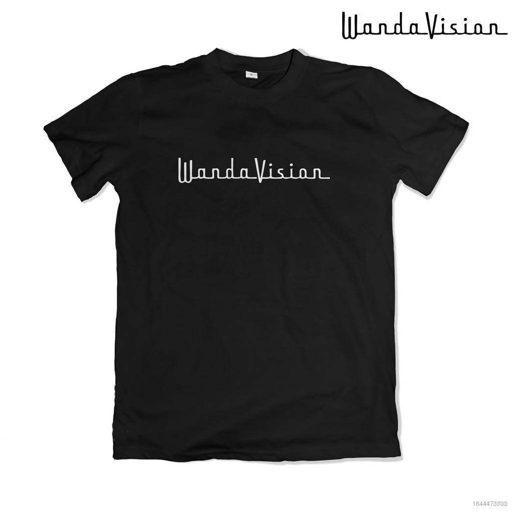 Áo Thun Tay Ngắn Dáng Rộng In Hình Siêu Anh Hùng Wanda Vision Thời Trang Cho Nam Và Nữ