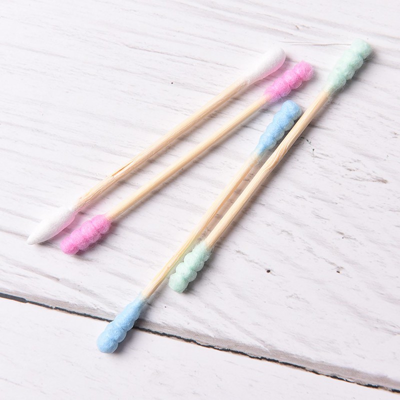 Bộ 100 tăm bông hai đầu dùng trang điểm tiện dụng | BigBuy360 - bigbuy360.vn