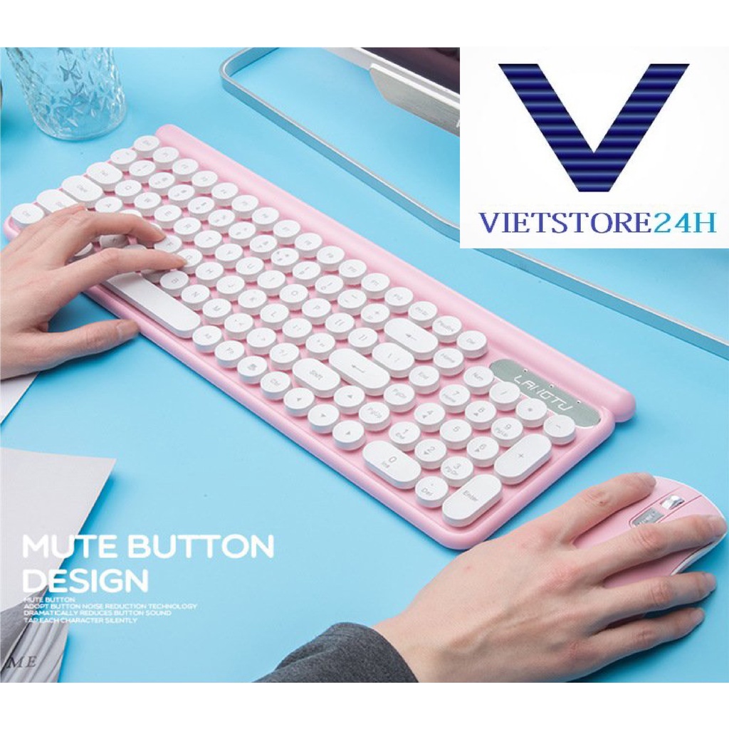 Bộ Bàn Phím Chuột Không Dây LANGTU LT400 - Màu Ngẫu Nhiên