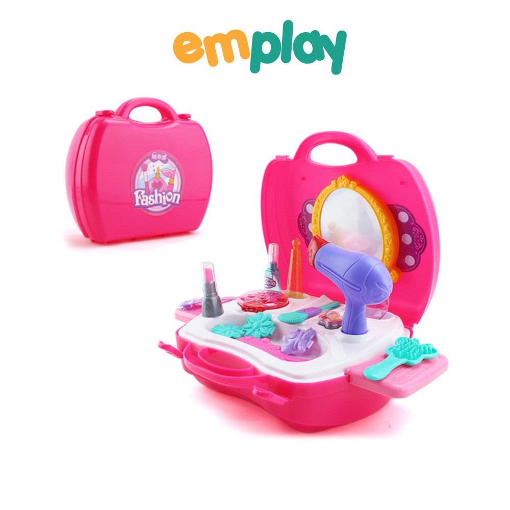 Đồ chơi bé gái trang điểm cao cấp Emplay chất liệu nhựa nguyên sinh cao cấp an toàn, kích thích mắt thẩm mỹ cao