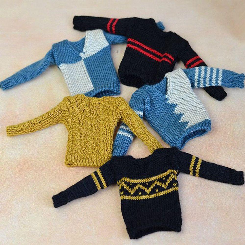 Búp Bê Nam Mặc Áo Sweater Dệt Kim 30cm Kèm Quần Dài