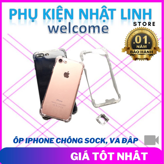 Ốp iphone - Ốp lưng chống sock, va đập 5s/6/6s/6plus/6s plus/7/8/7plus/8plus/x/xs/xs max/11/11pro max-Phụ Kiện Nhật Linh