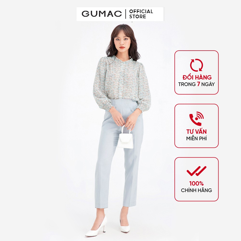 Quần cơ bản xếp ly GUMAC QB605 | BigBuy360 - bigbuy360.vn