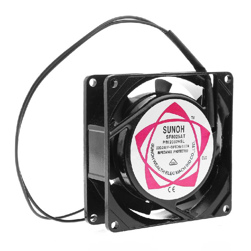 Vòng Bi Làm Mát 2 Dây Bang SF8025AT 2082HSL 8025 80mm 220-240V AC