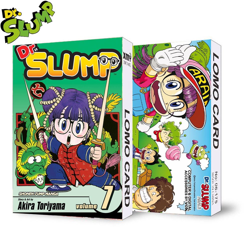 ( không kèm hộp ) Hộp ảnh lomo in hình DR.SLUMP TIẾN SĨ SLUMP anime chibi 30 tấm