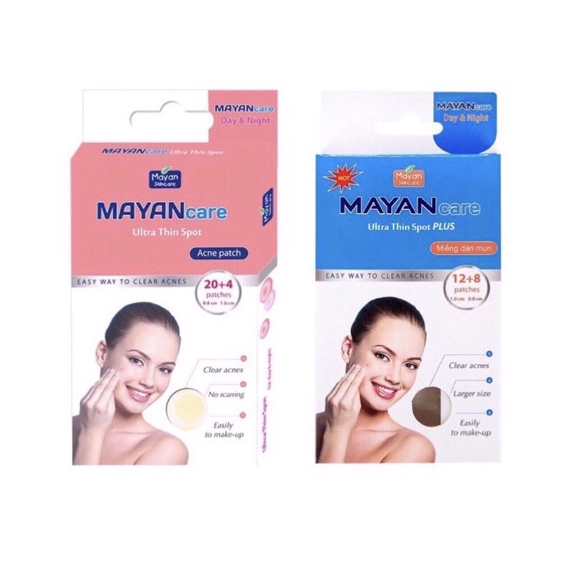 Miếng dán mụn Mayan - Hỗ trợ che mụn giảm mụn