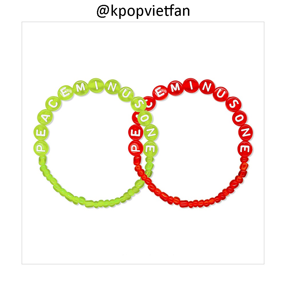 Vòng tay peaceminusone hạt nhựa GDRAGON