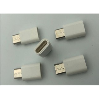 ĐẦU CHUYỂN ĐỔI TYPE C SANG MICRO USB (TRẮNG)