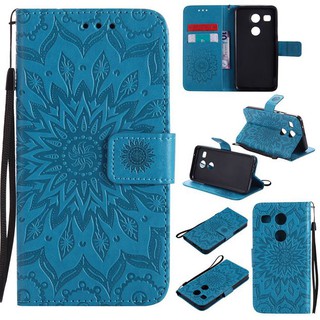 Ốp điện thoại da nắp gập dành cho lg nexus 5x