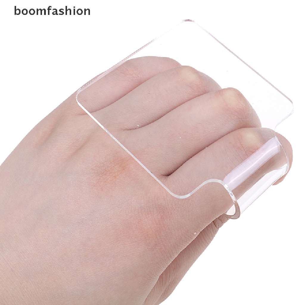 [boomfashion] Makeup Palette Acrylic Clear Nail Art Manicure Polish Mixing Painting Color Tool [new]