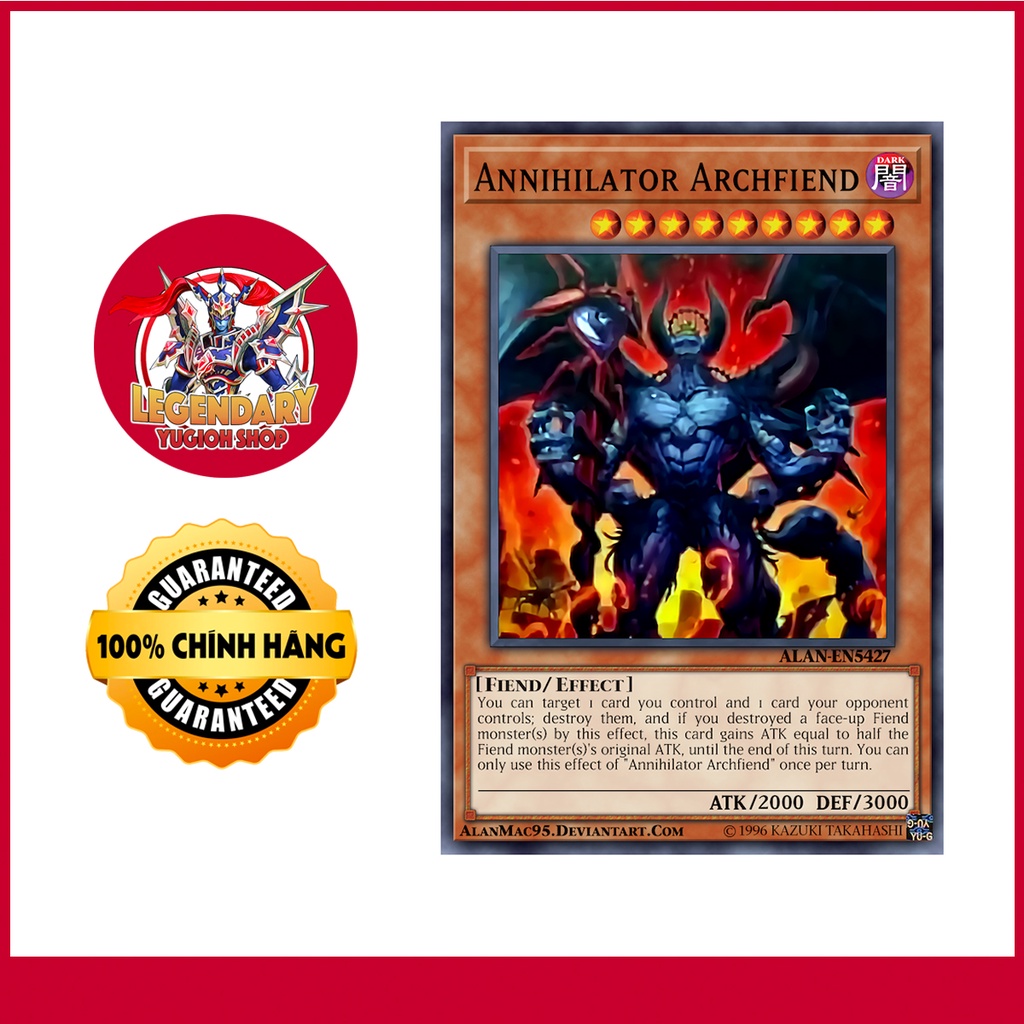 [Thẻ Bài Yugioh Chính Hãng] Annihilator Archfiend