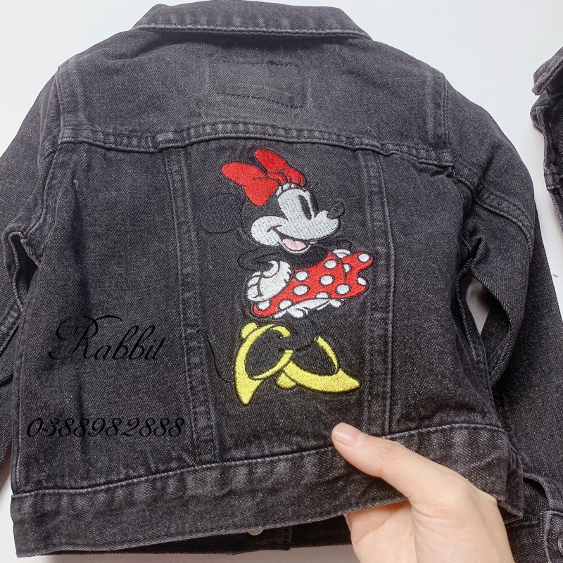 Áo denim Mickey