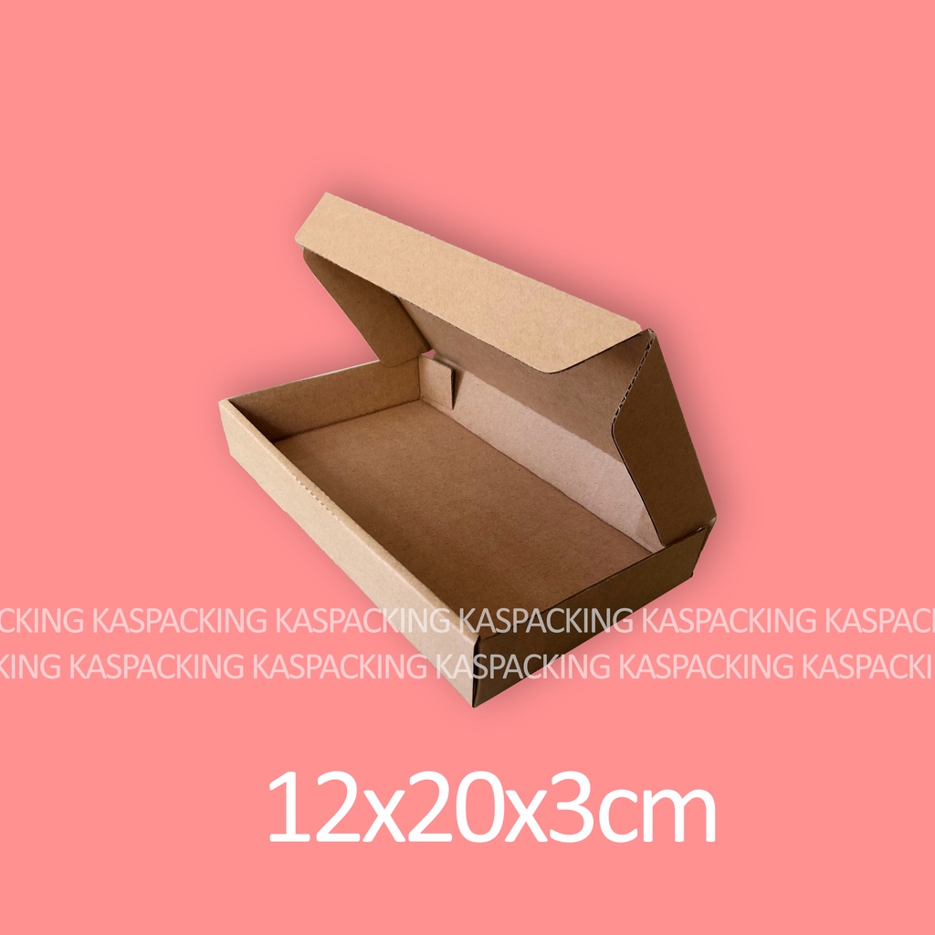 12x20x3 cm - 100 Thùng hộp carton size nhỏ để đựng hàng
